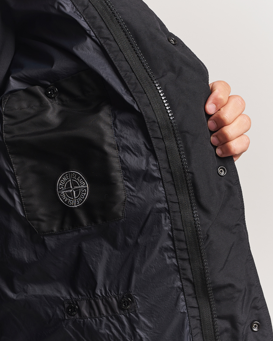 Herr | Jackor | Stone Island | Crinkle Reps Down Parka Black