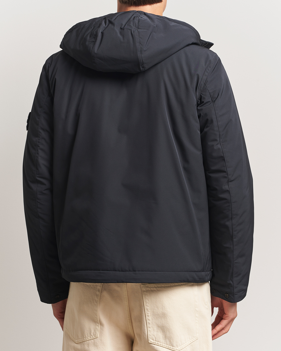 Herr | Jackor | Stone Island | Micro Twill Primaloft Padded Hood Jacket Black