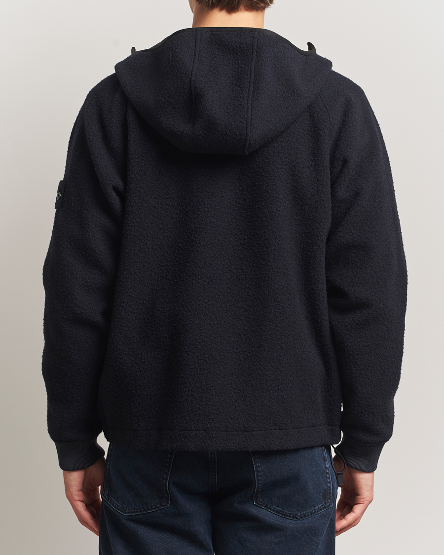 Herr | Jackor | Stone Island | Panno Ratinato Wool Jacket Navy