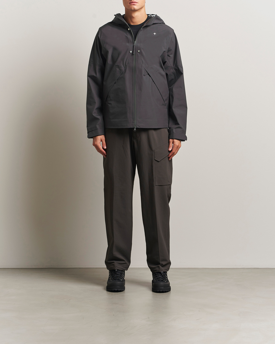 Herr | Jackor | Stone Island | Stellina 3L Gore-Tex Hooded Jacket Lead Grey