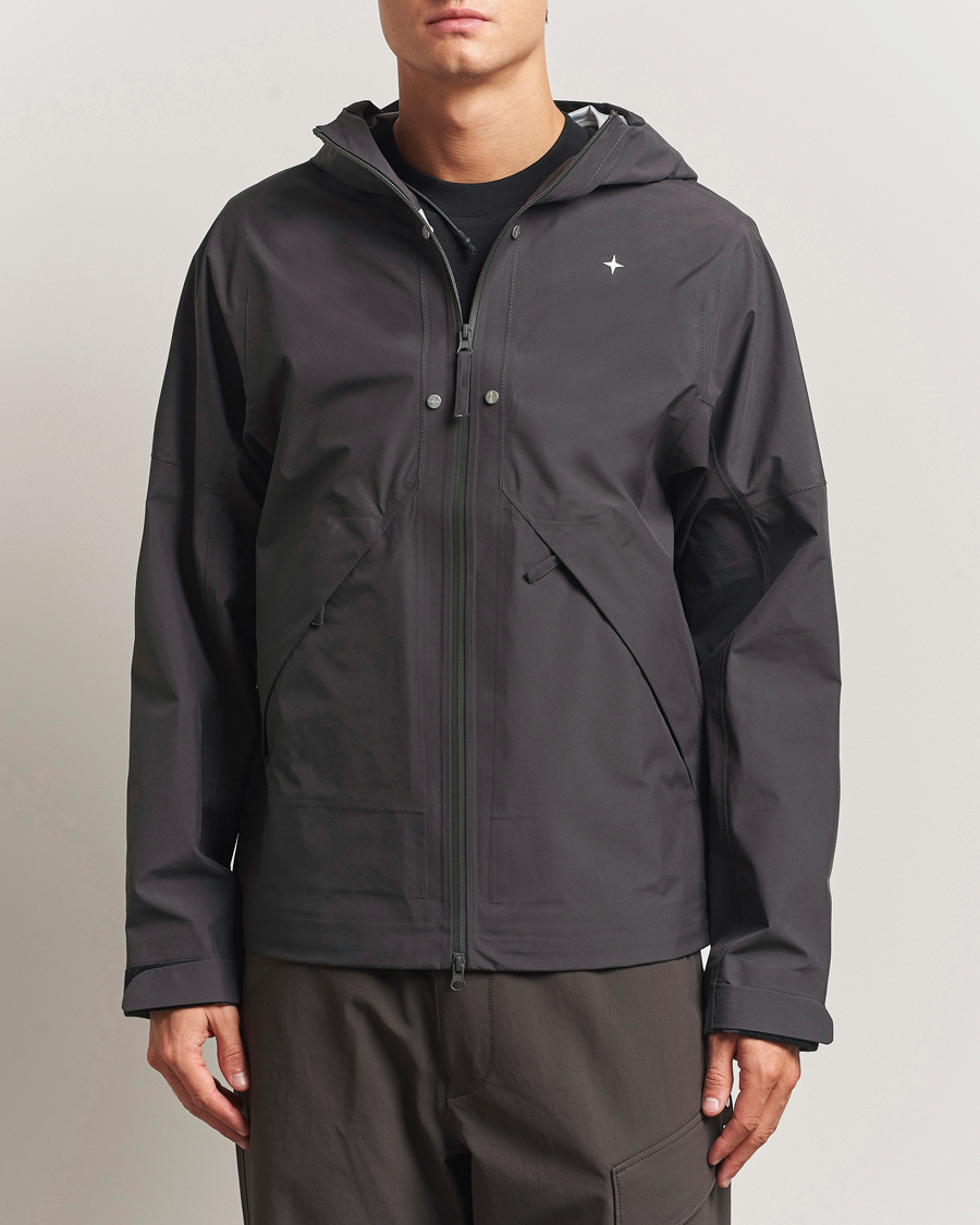 Herr | Jackor | Stone Island | Stellina 3L Gore-Tex Hooded Jacket Lead Grey