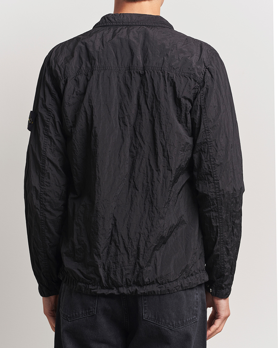 Herr | Skjortor | Stone Island | Nylon Metal Zip Overshirt Black