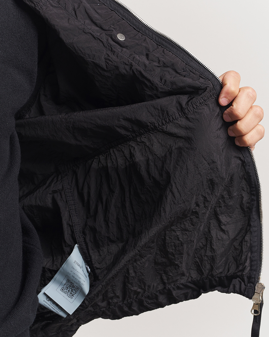 Herr | Skjortor | Stone Island | Nylon Metal Zip Overshirt Black
