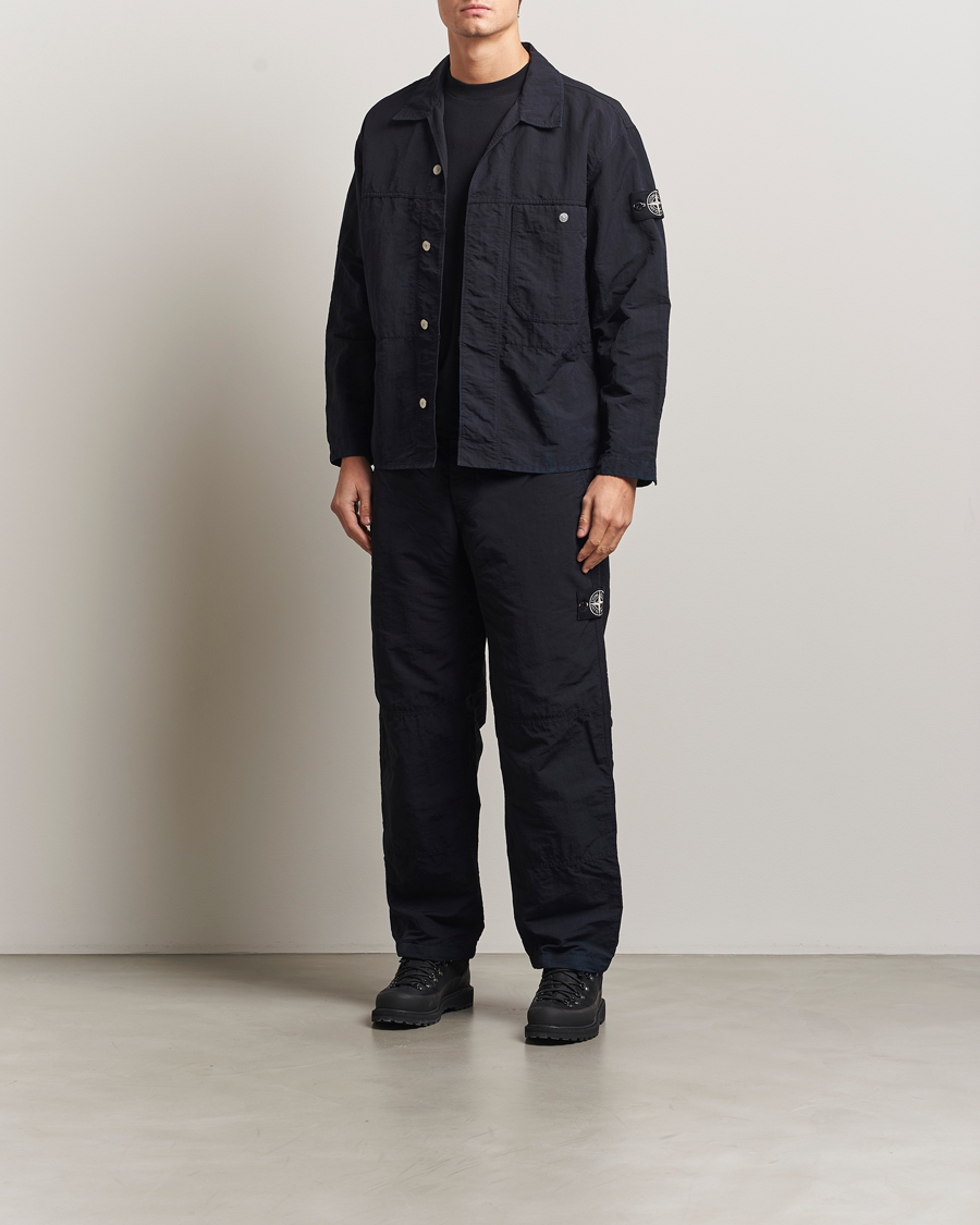 Herr | Skjortor | Stone Island | Naslan TC Corrosion Treatment Overshirt Black