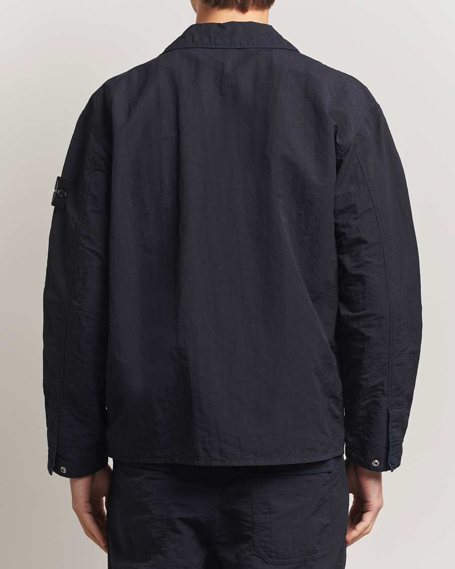 Herr | Skjortor | Stone Island | Naslan TC Corrosion Treatment Overshirt Black