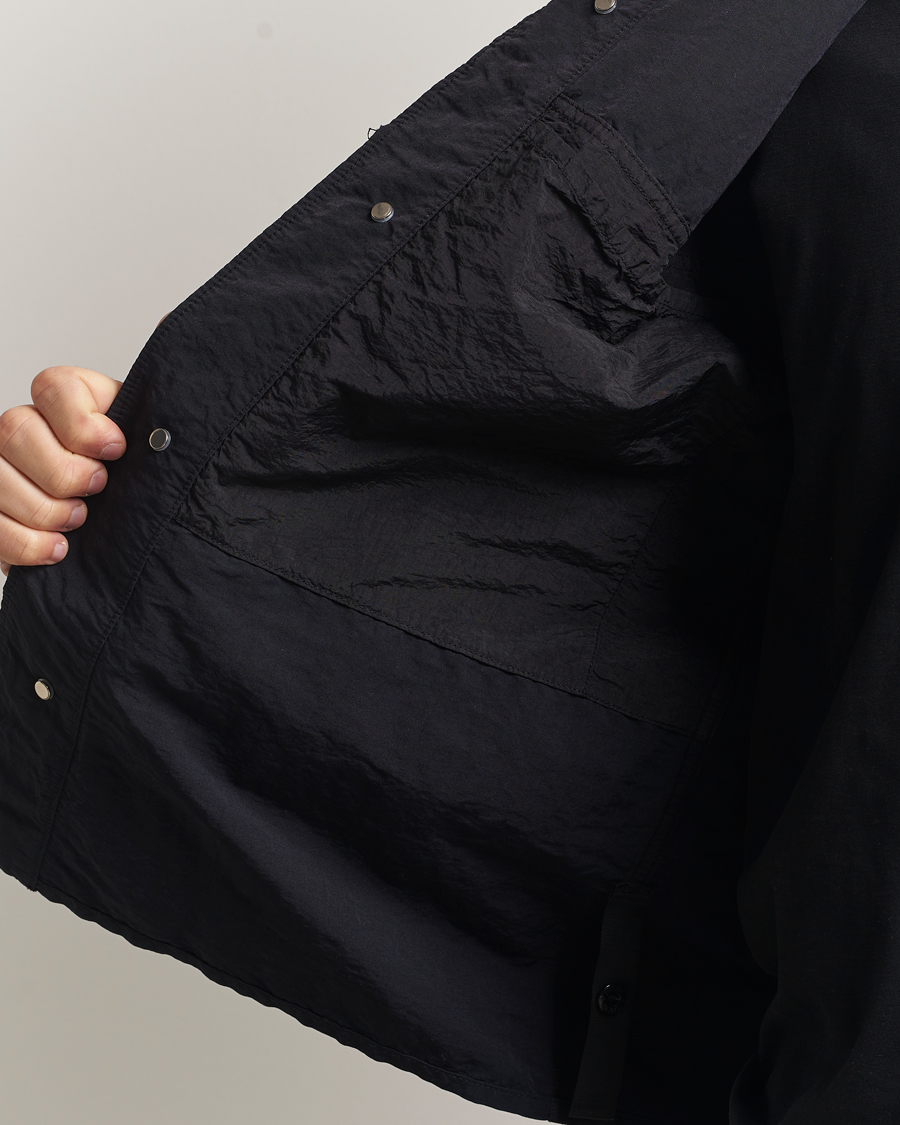 Herr | Skjortor | Stone Island | Naslan TC Corrosion Treatment Overshirt Black