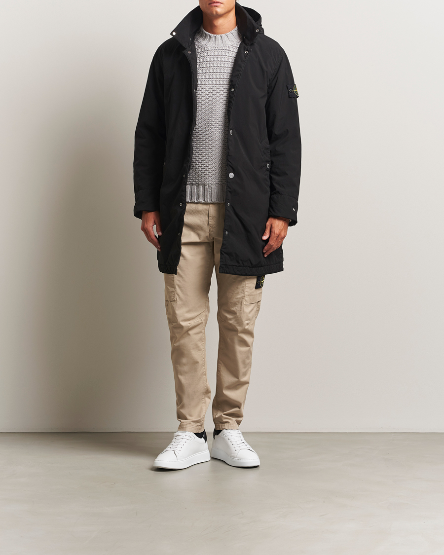 Herr | Byxor | Stone Island | Supima Cotton Stretch Cargo Trousers Desert