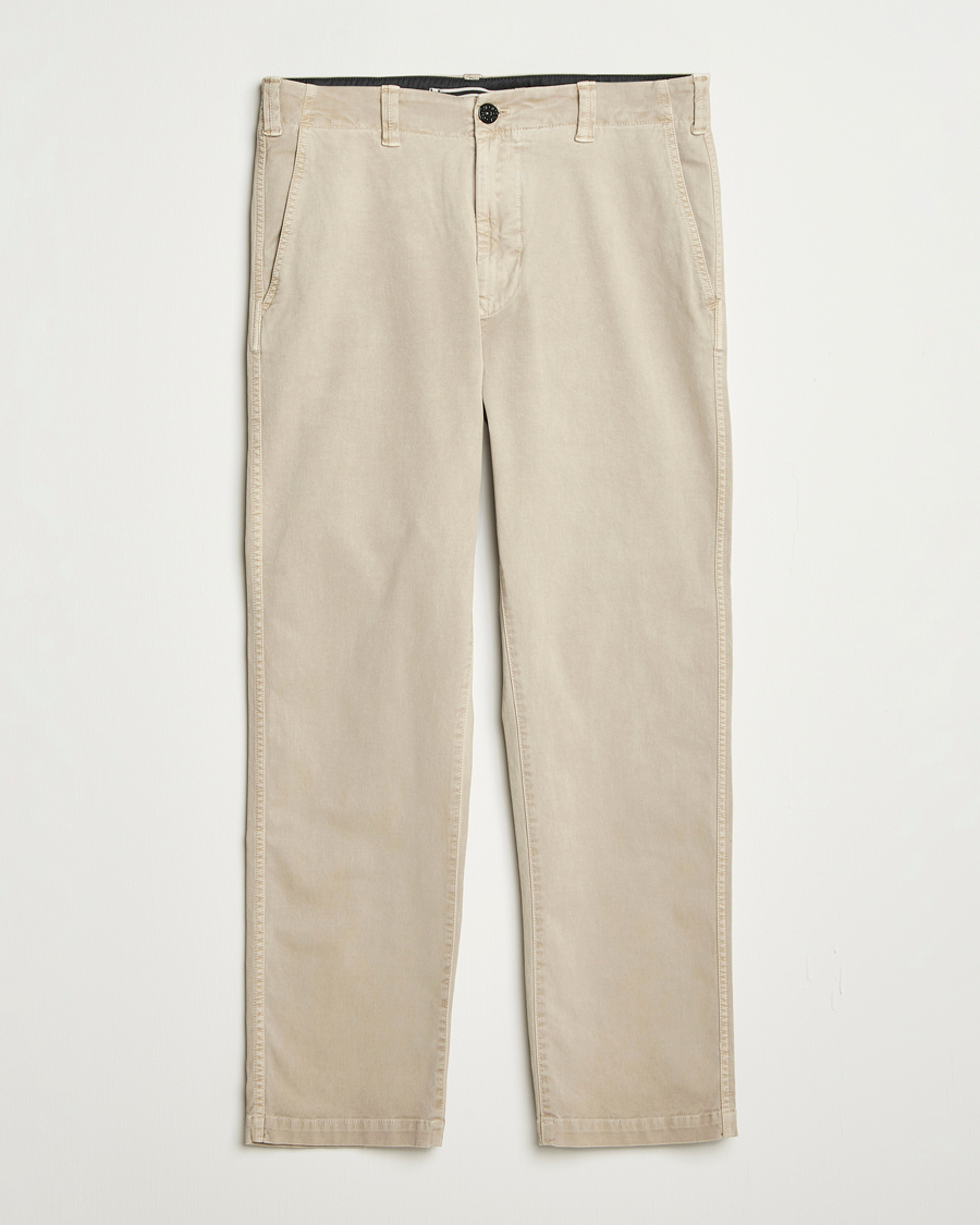 Herr | Byxor | Stone Island | Cotton Twill Stretch Chino Desert