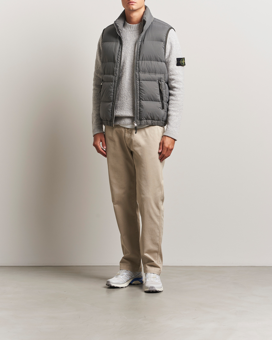 Herr | Byxor | Stone Island | Cotton Twill Stretch Chino Desert
