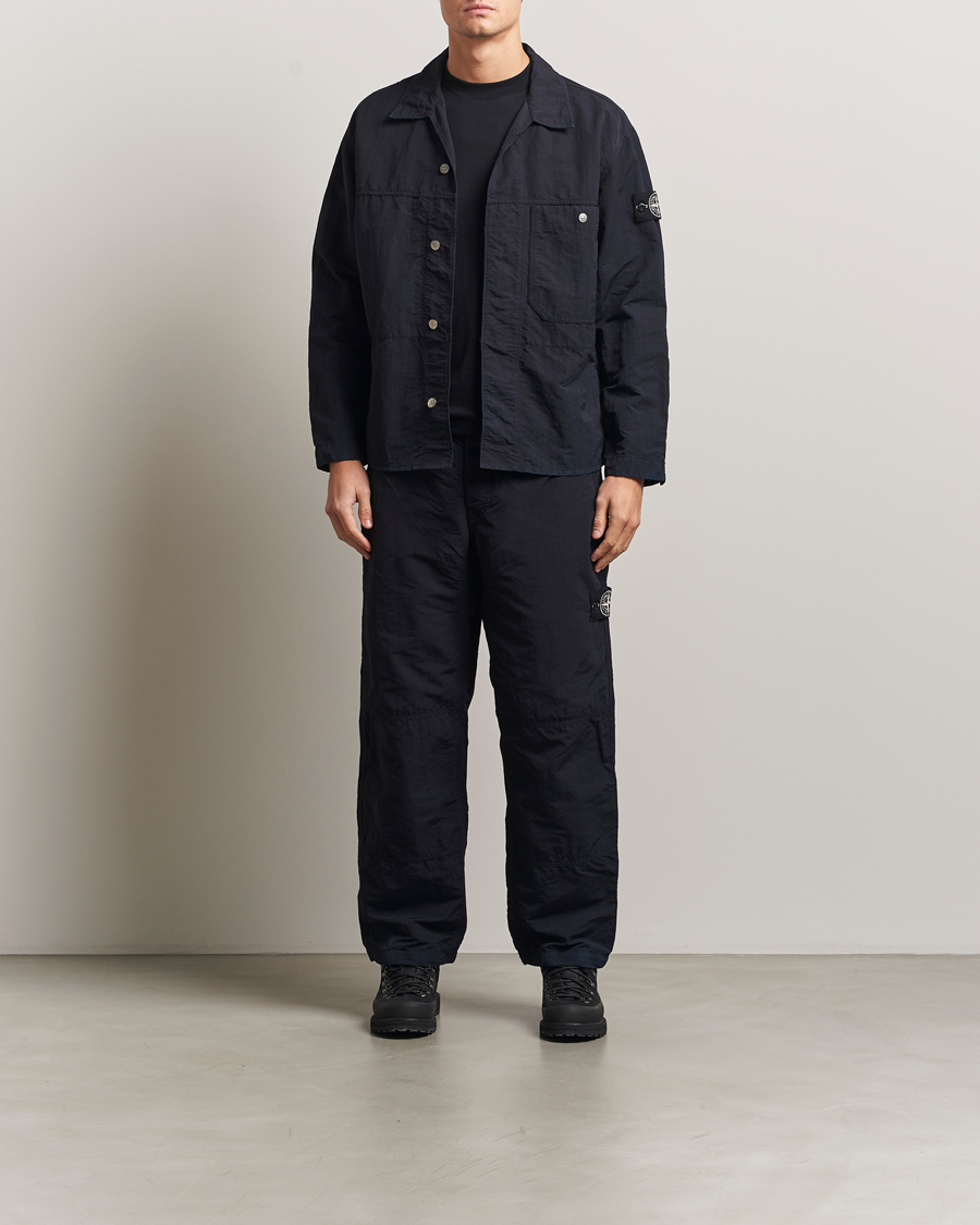 Herr | Byxor | Stone Island | Naslan TC Corrosion Treatment Trousers Black