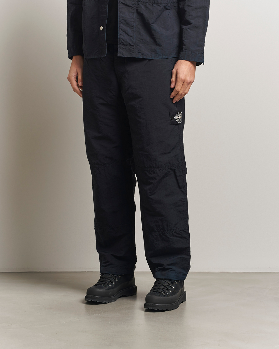 Herr | Byxor | Stone Island | Naslan TC Corrosion Treatment Trousers Black