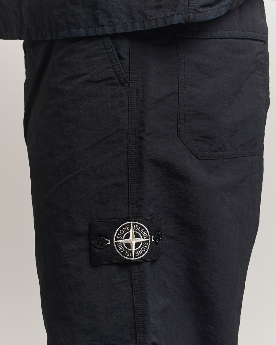 Herr | Byxor | Stone Island | Naslan TC Corrosion Treatment Trousers Black