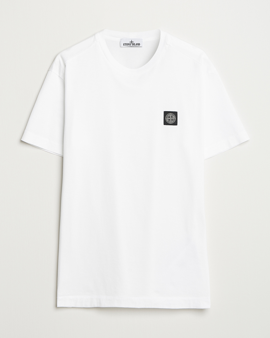 Herr | T-Shirts | Stone Island | Garment Dyed Cotton Jersey T-Shirt White