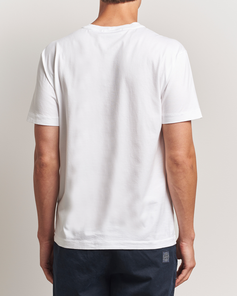 Herr | T-Shirts | Stone Island | Garment Dyed Cotton Jersey T-Shirt White