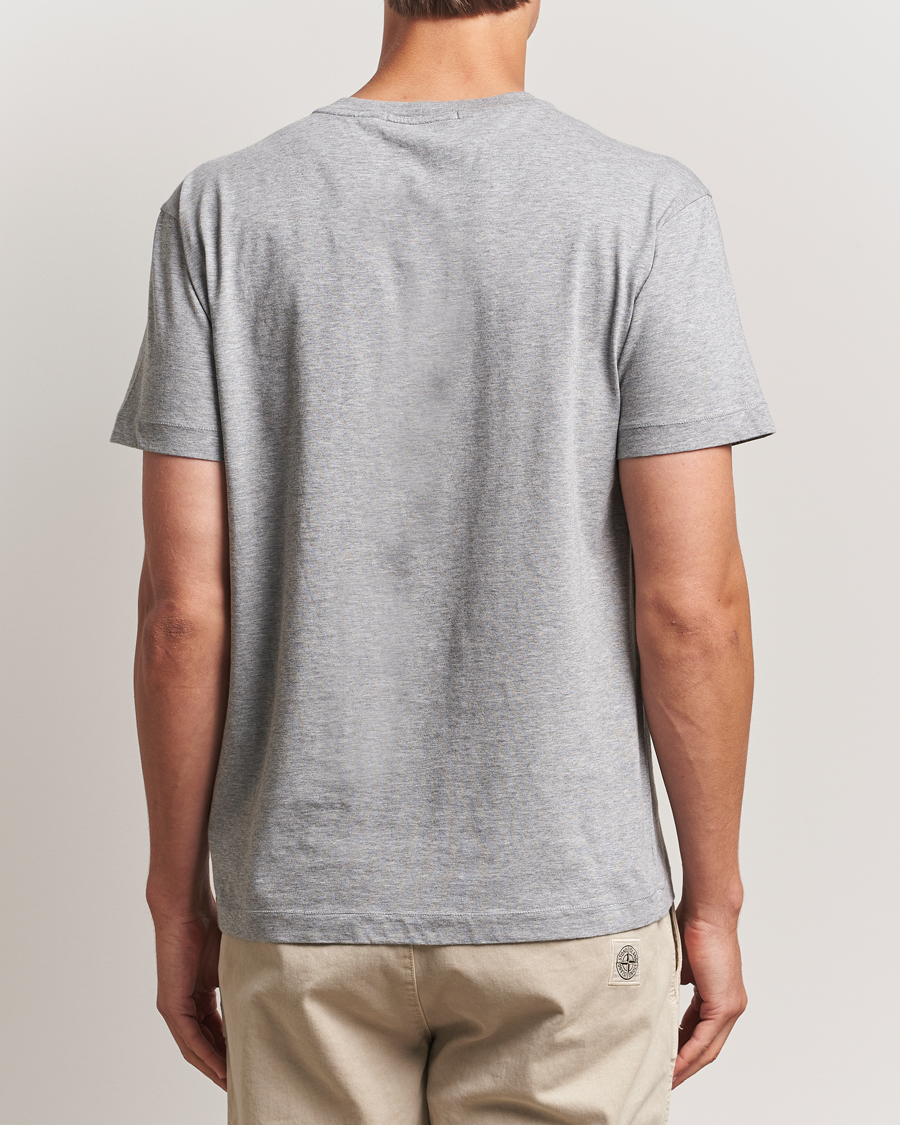 Herr | T-Shirts | Stone Island | Garment Dyed Cotton Jersey T-Shirt Grey Melange
