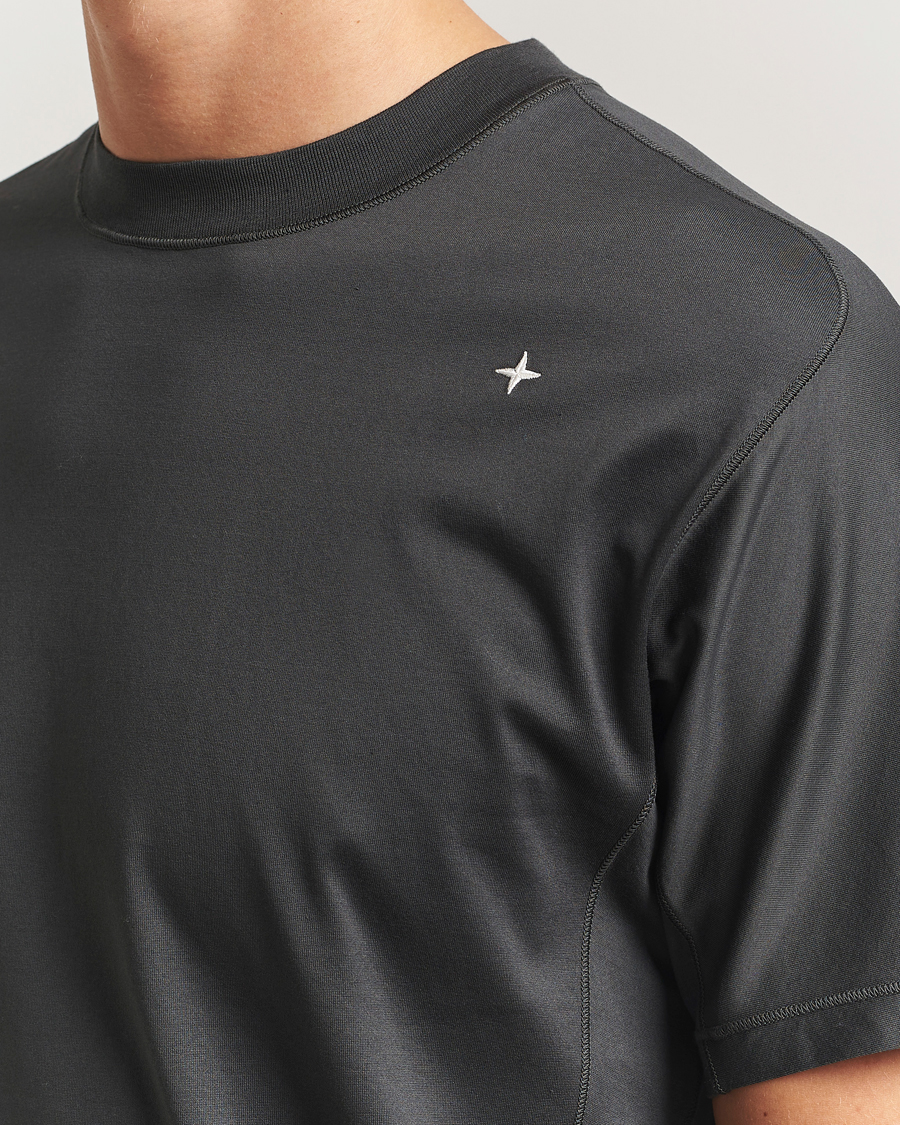 Herr | T-Shirts | Stone Island | Stellina Mercerized Cotton T-Shirt Lead Grey