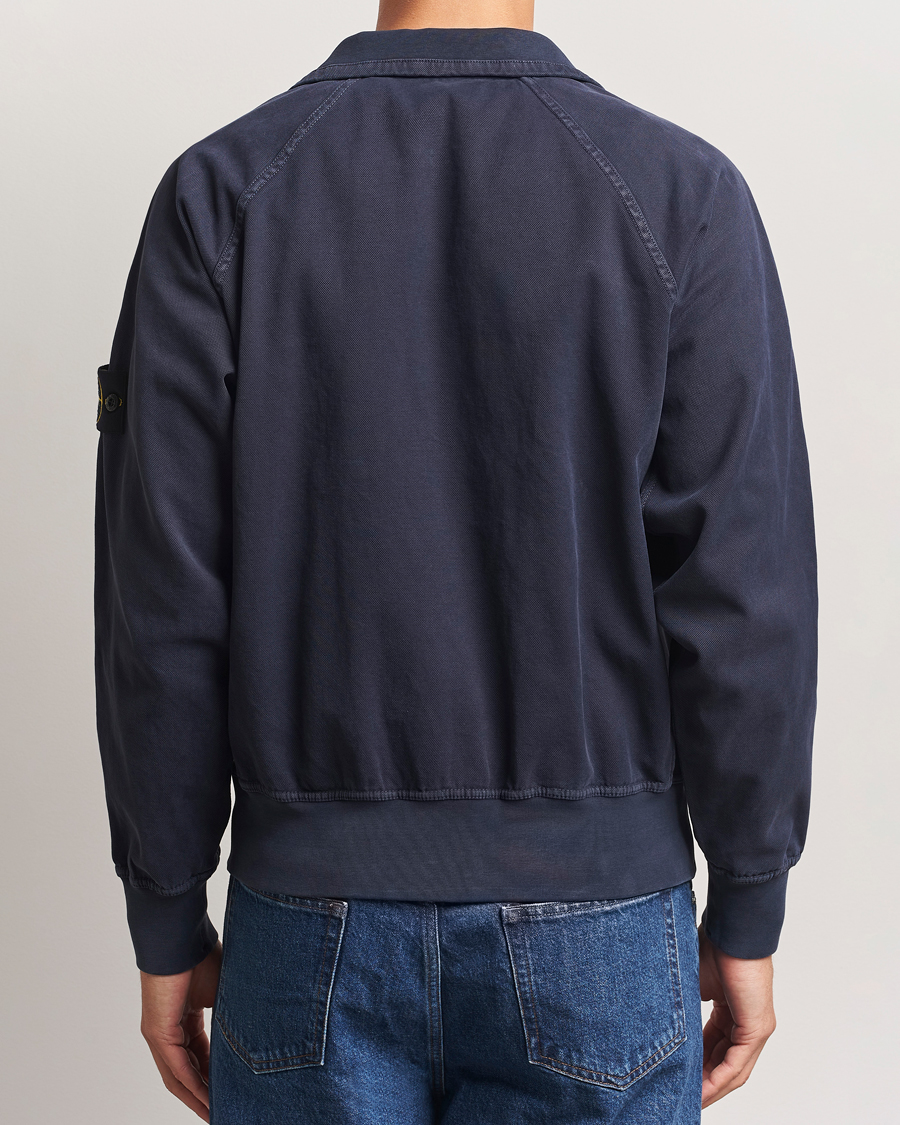 Herr | Jackor | Stone Island | Organic Panama Cotton Track Jacket Ink