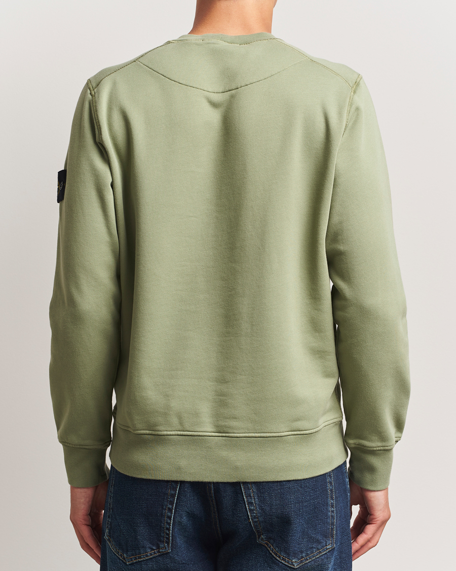 Herr | Tröjor | Stone Island | Garment Dyed Fleece Sweatshirt Sage