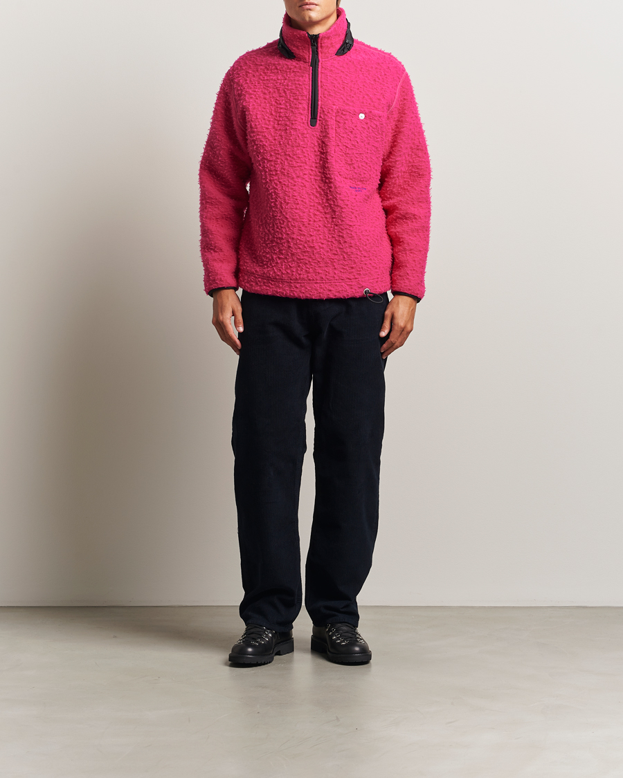 Herr | Tröjor | Stone Island | Marina Ratteen Wool Half-Zip Fuxia
