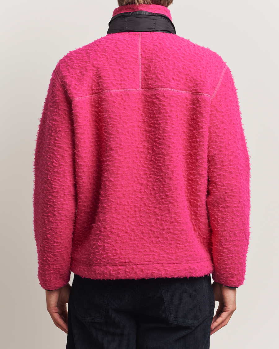 Herr | Tröjor | Stone Island | Marina Ratteen Wool Half-Zip Fuxia