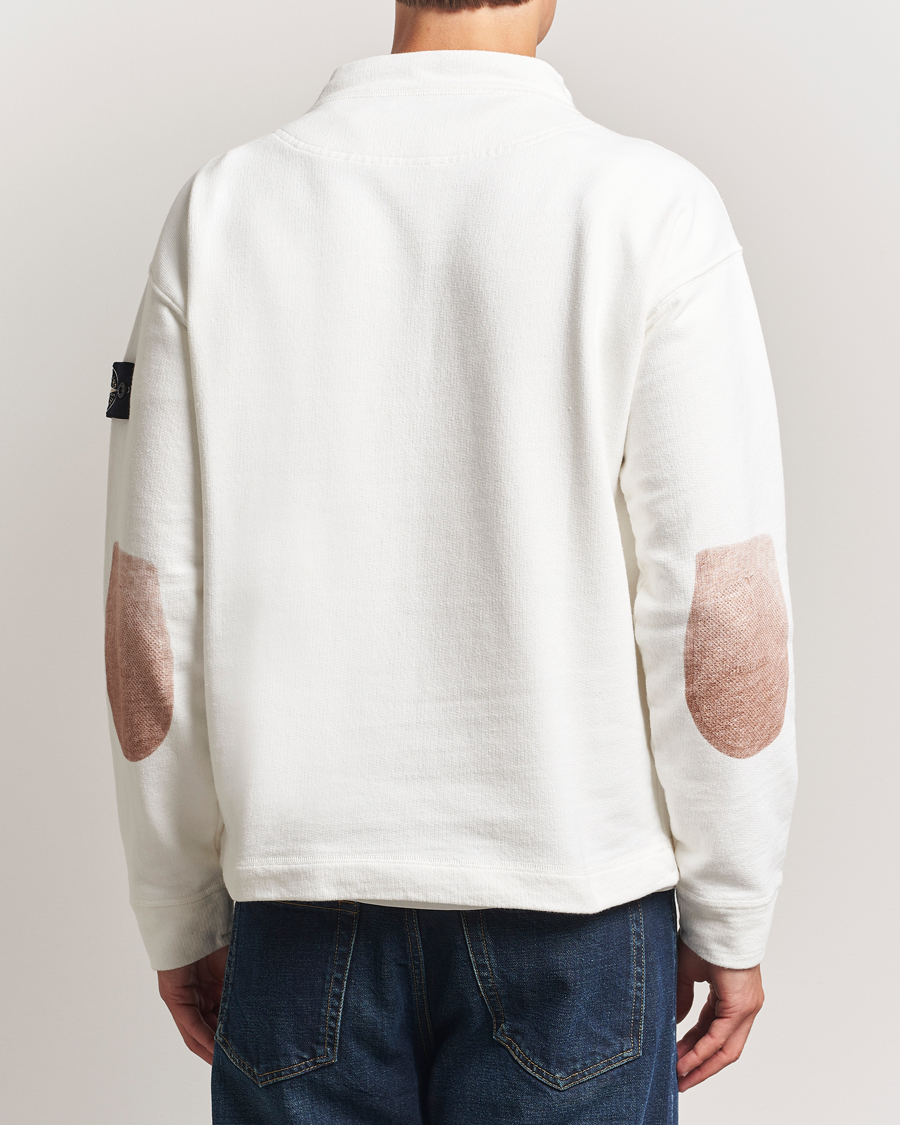 Herr | Tröjor | Stone Island | RAW Knitted Cotton Crew Neck Natural