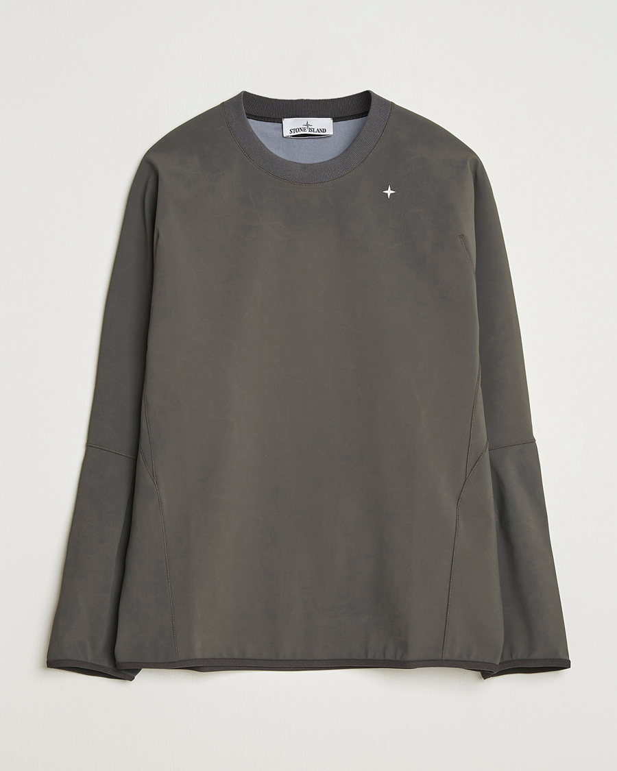Herr | Tröjor | Stone Island | Stellina Technical Jersey Sweatshirt Lead Grey