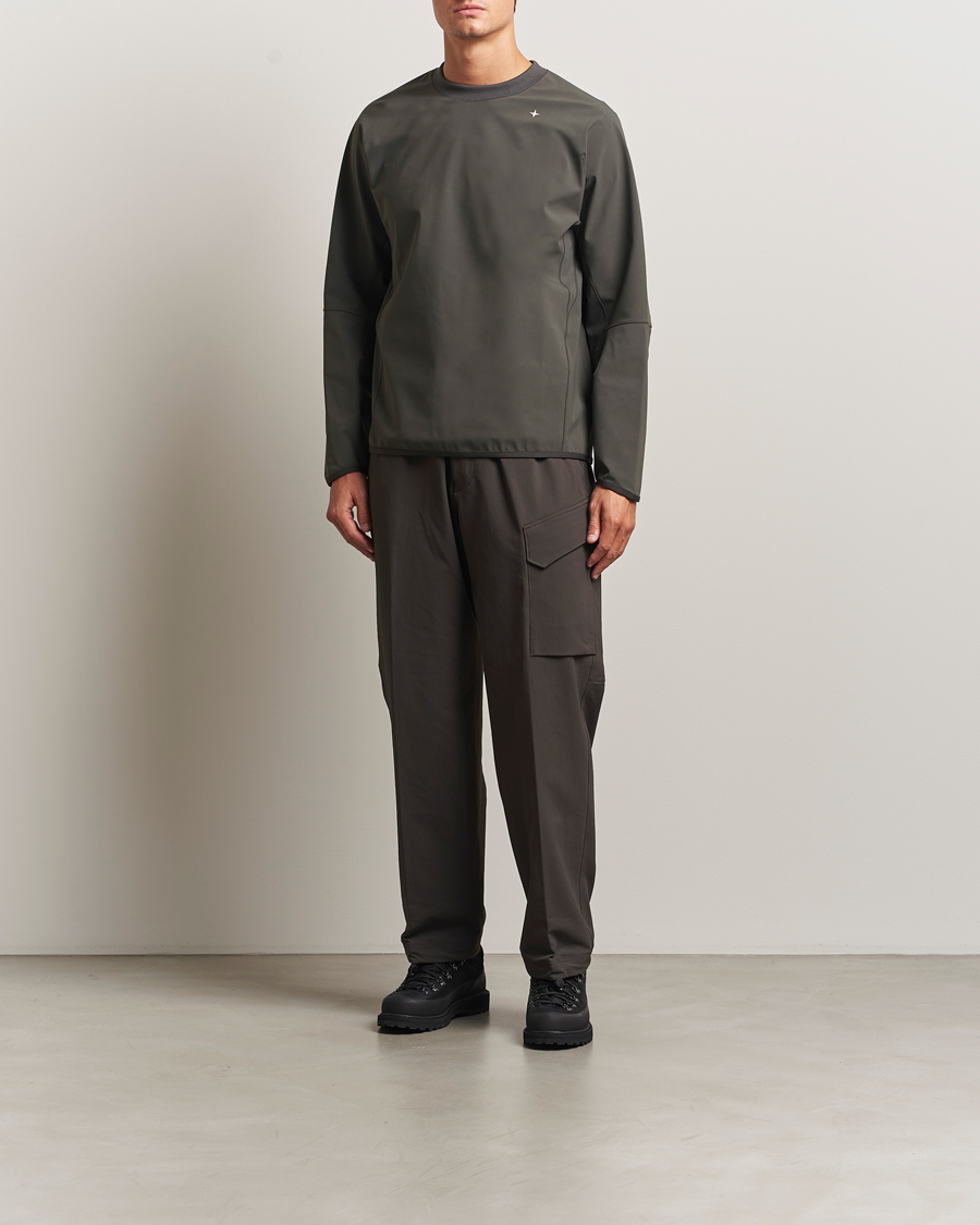 Herr | Tröjor | Stone Island | Stellina Technical Jersey Sweatshirt Lead Grey