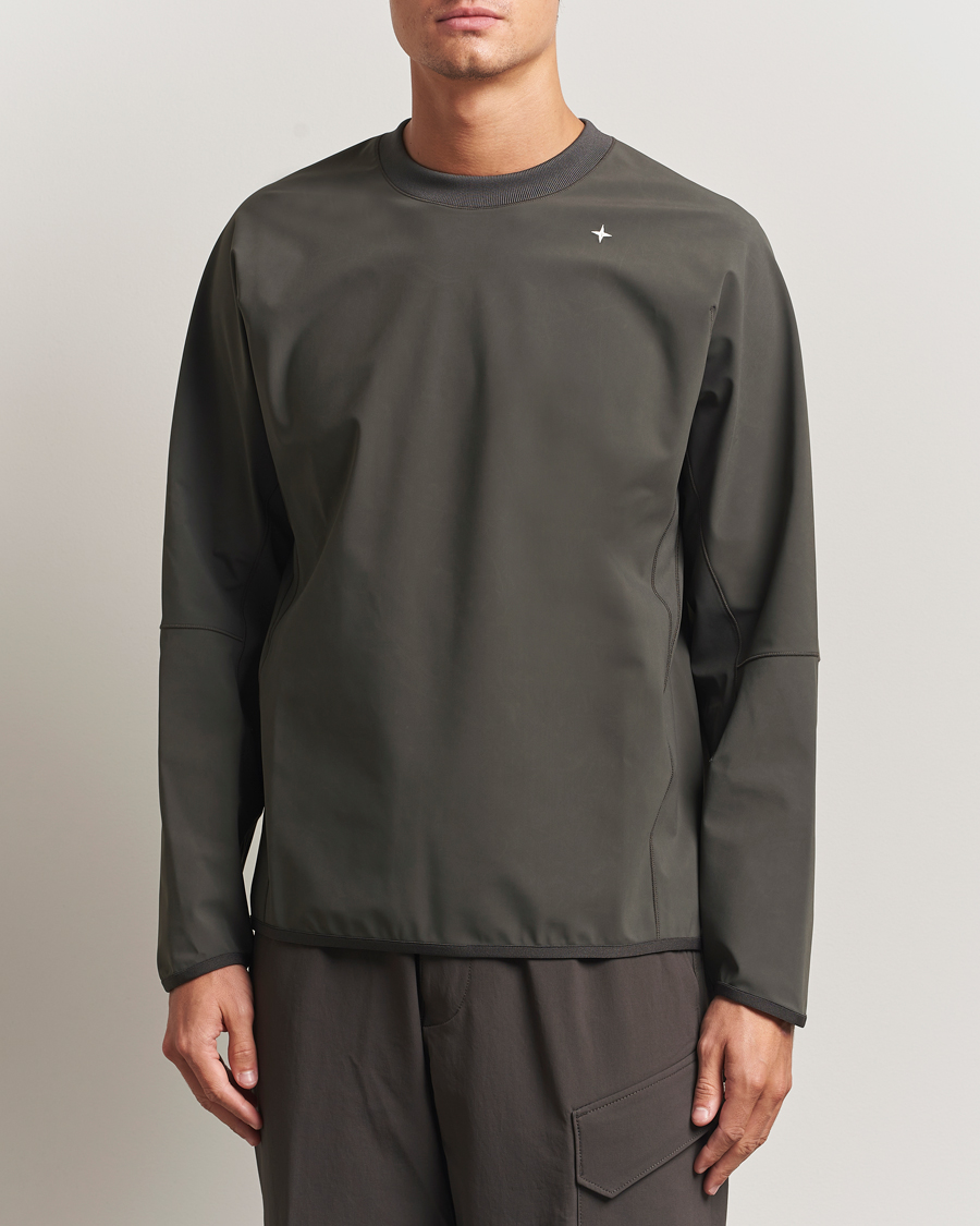 Herr | Tröjor | Stone Island | Stellina Technical Jersey Sweatshirt Lead Grey