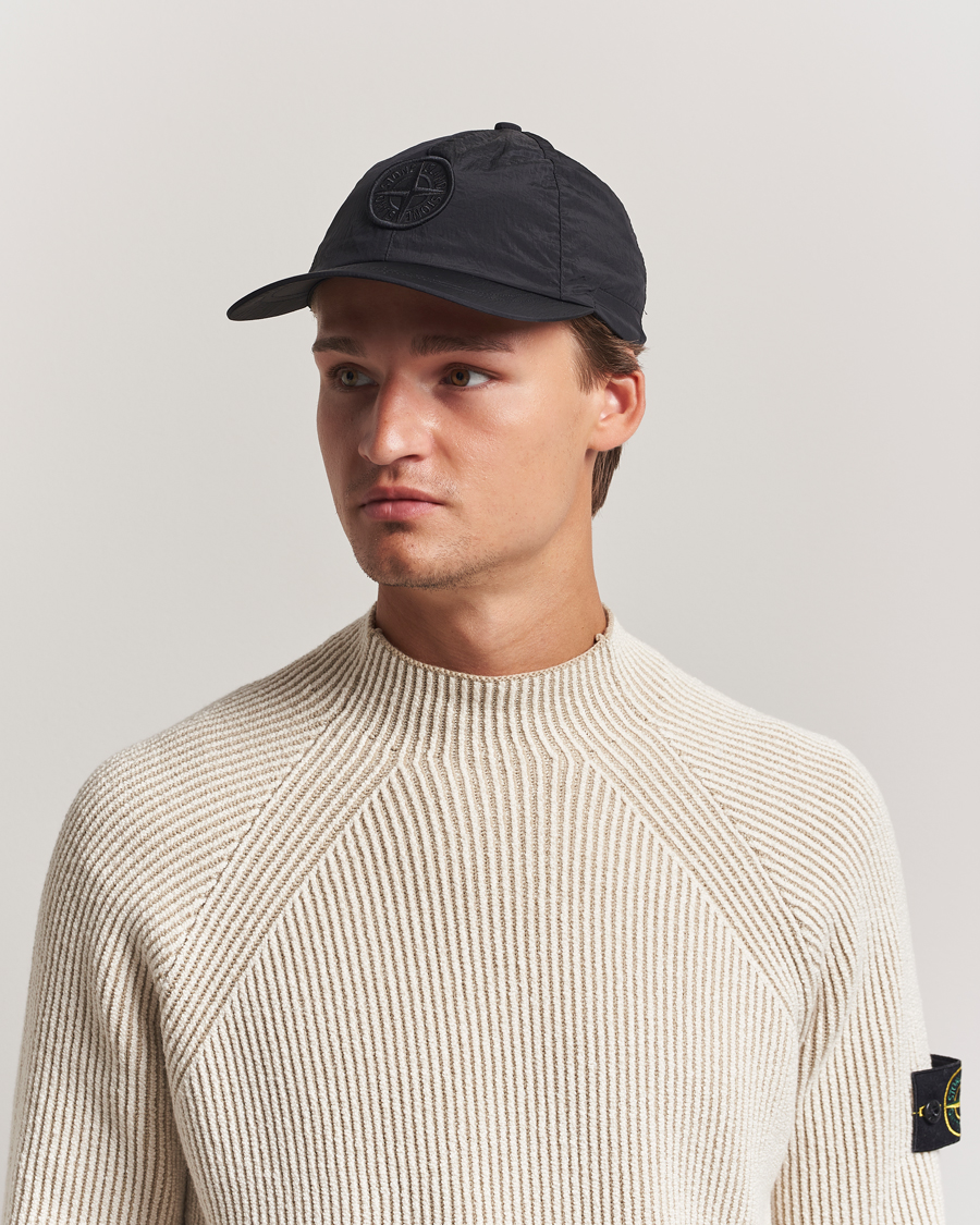 Herr | Hattar & kepsar | Stone Island | Nylon Metal Cap Black