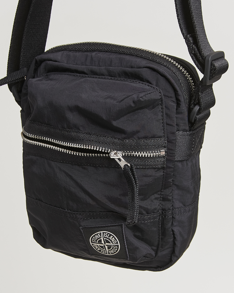 Herr | Väskor | Stone Island | Nylon Metal Shoulder Pouch Black