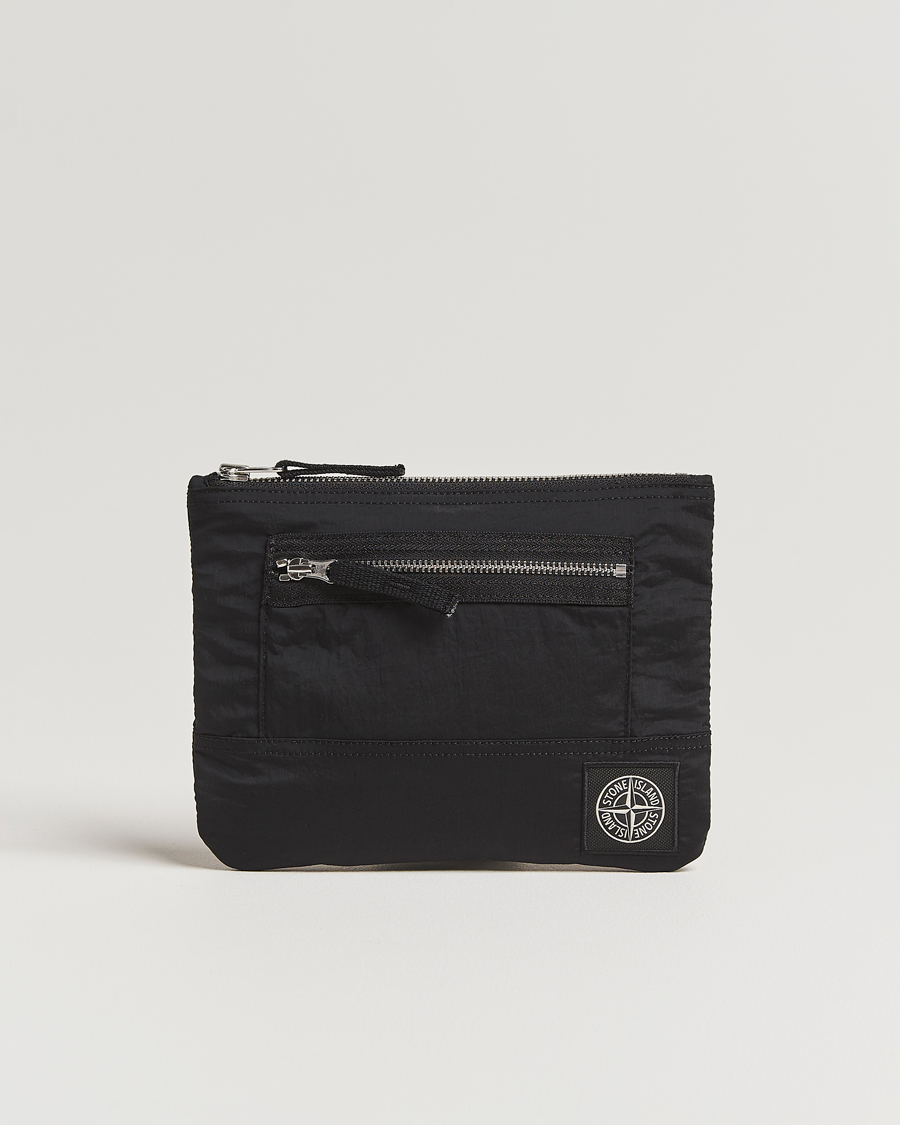 Herr | Plånböcker | Stone Island | Nylon Metal Zip Wallet Black