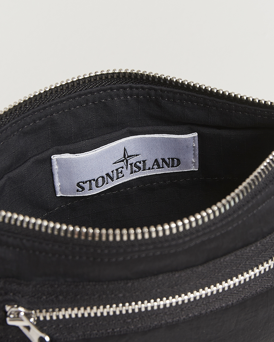 Herr | Plånböcker | Stone Island | Nylon Metal Zip Wallet Black