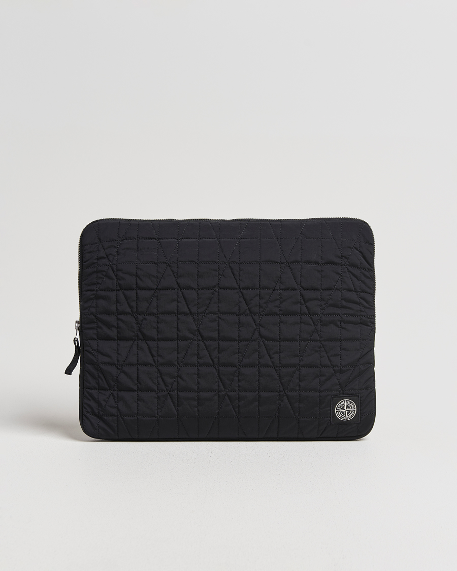Herr | Väskor | Stone Island | Quilted Nylon Metal Laptop Case Black