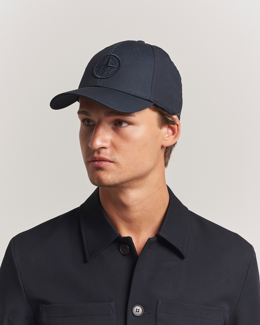 Herr | Hattar & kepsar | Stone Island | Classic Cotton Cap Navy