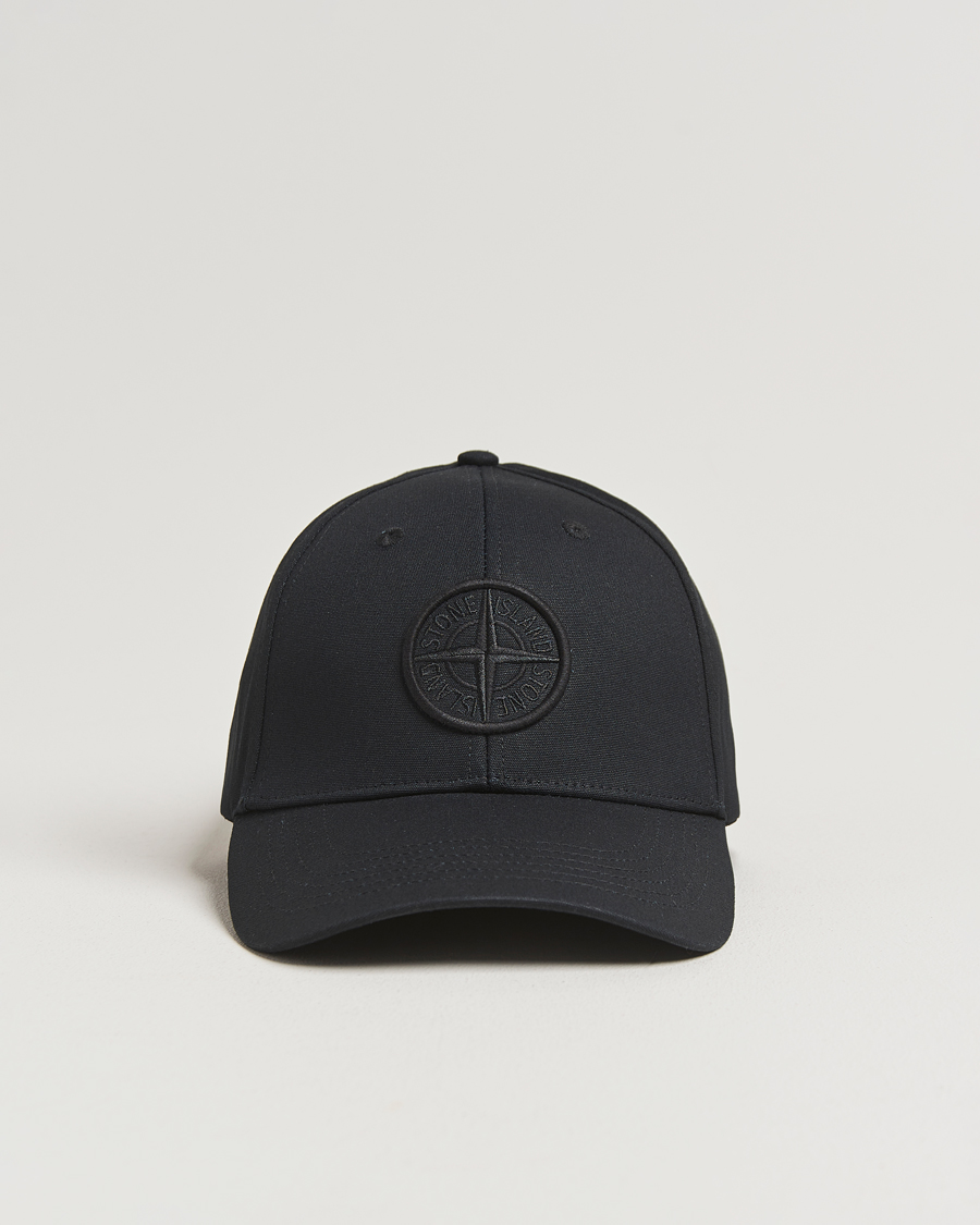 Herr | Hattar & kepsar | Stone Island | Stone IslandClassic Cotton Logo CapBlack