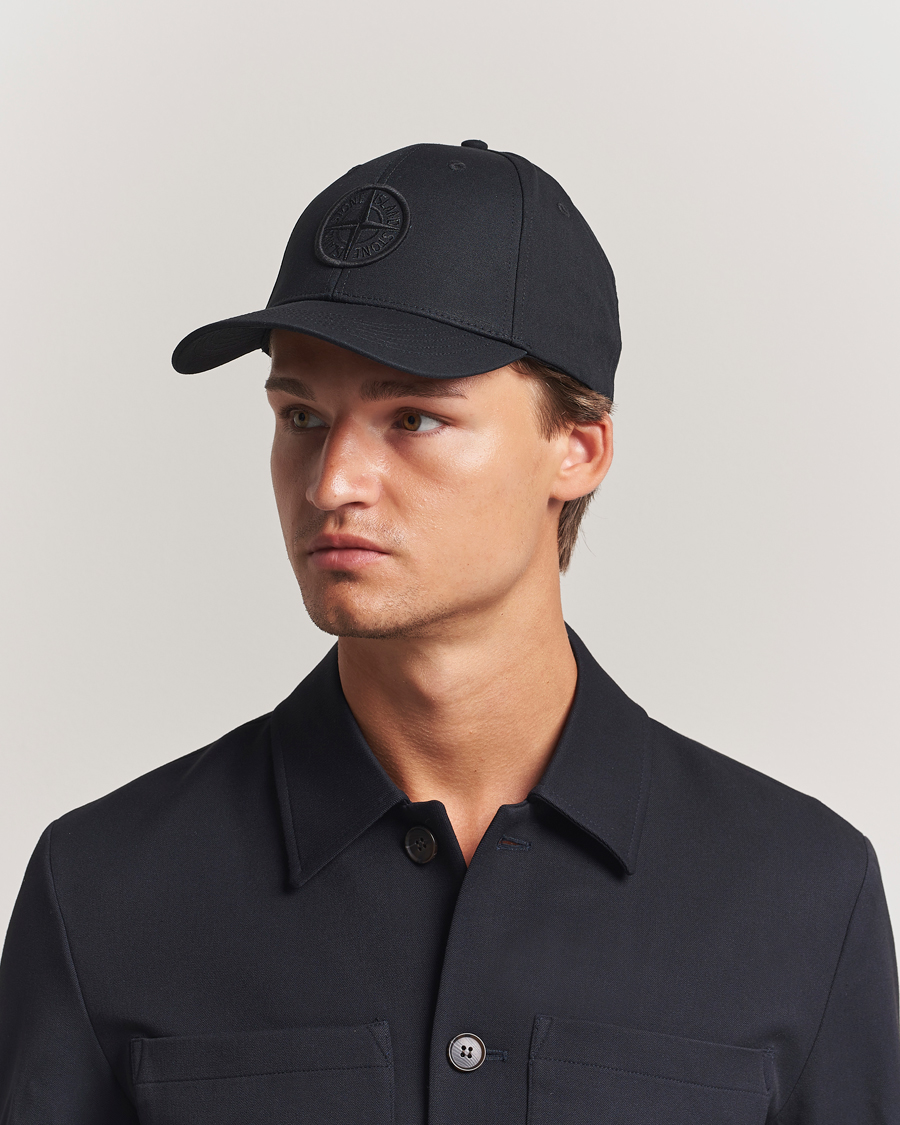 Herr | Hattar & kepsar | Stone Island | Classic Cotton Cap Black