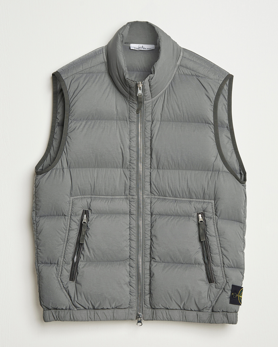 Herr | Västar | Stone Island | Seamless Tunnel Nylon Down Vest Cement