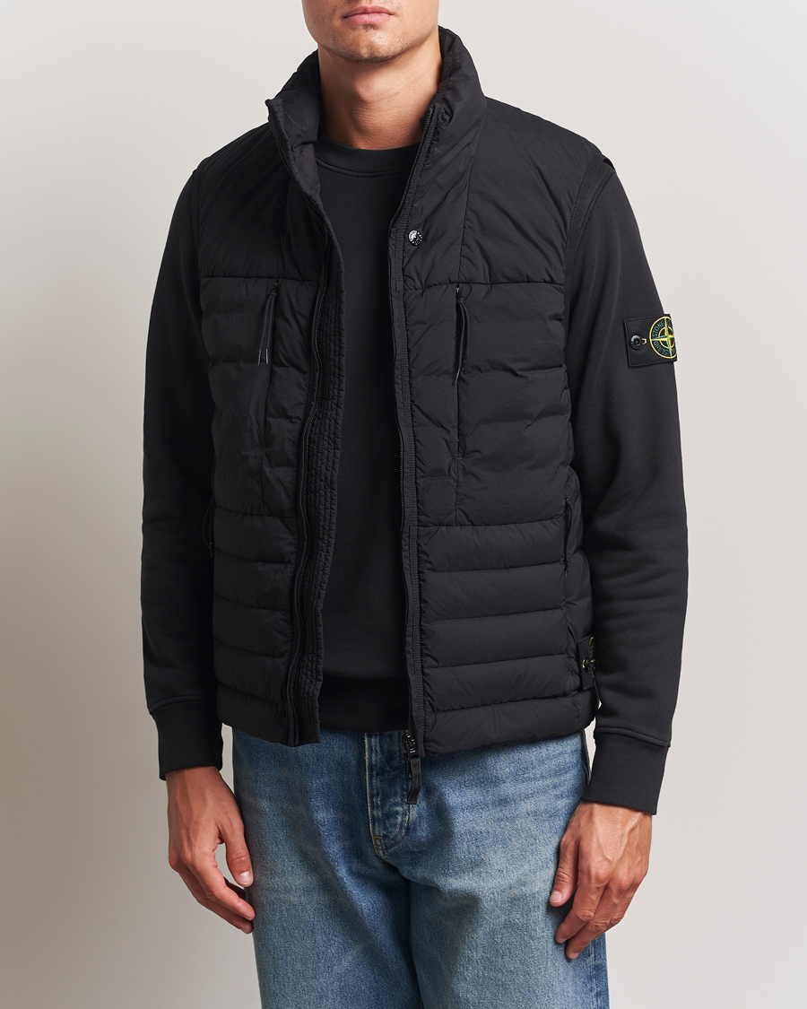Herr | Västar | Stone Island | Nylon Down Vest Black