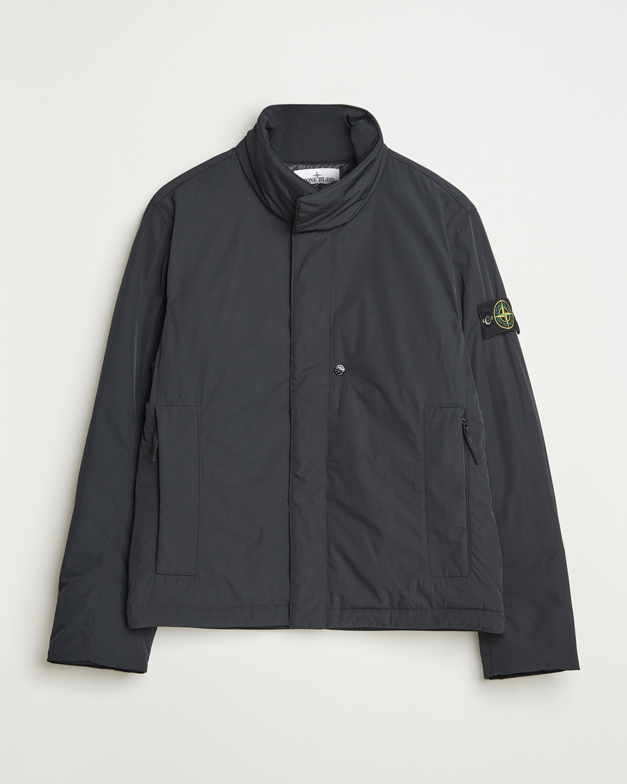 Herr | Jackor | Stone Island | Micro Twill Padded Jacket Black