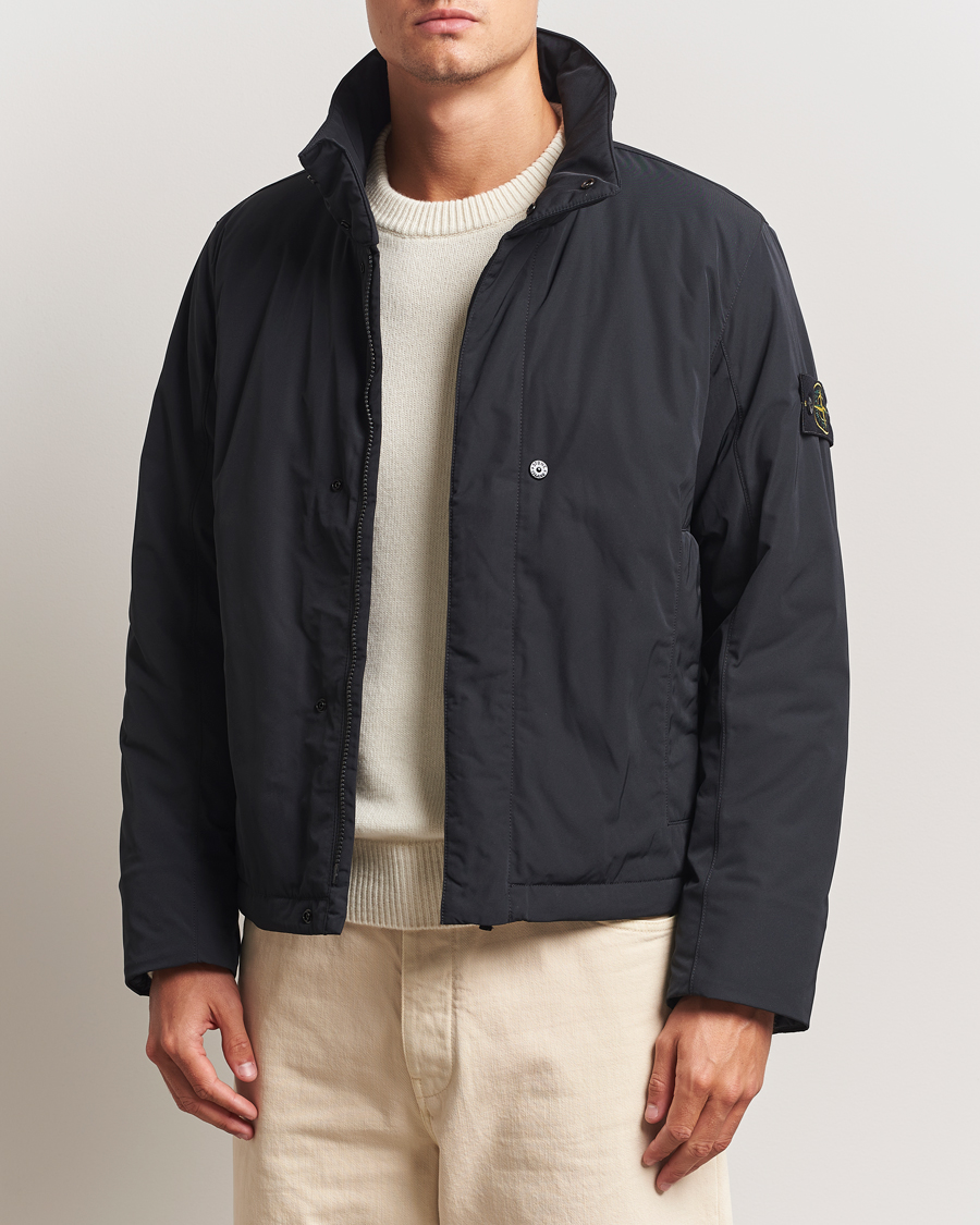 Herr | Jackor | Stone Island | Micro Twill Padded Jacket Black