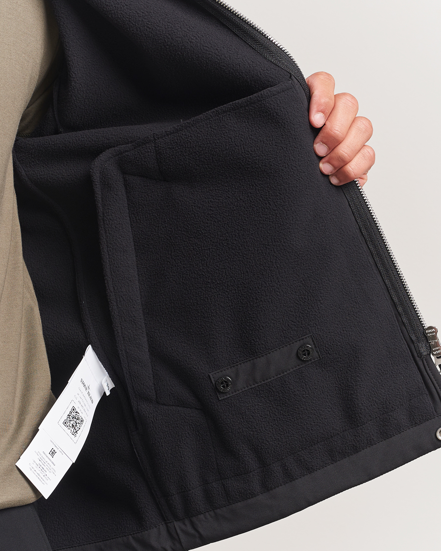 Herr | Jackor | Stone Island | Soft Shell Shirt Jacket Black