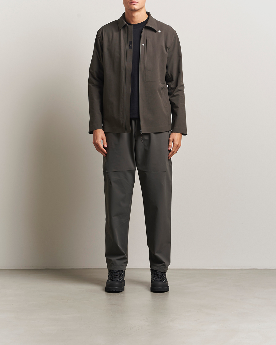 Herr | Byxor | Stone Island | Stellina Technical Jersey Pants Lead Grey