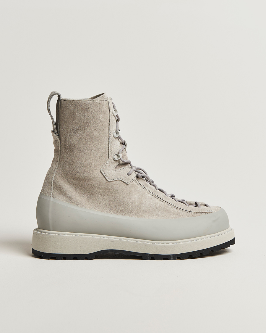 Herr | Kängor | Stone Island | Suede Hiking Boots Pearl Grey