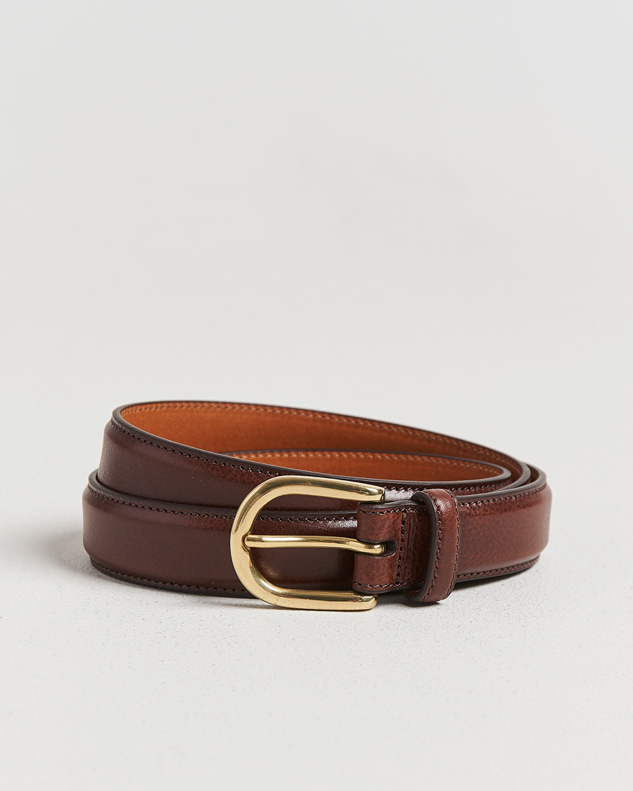 Herr | Bälten | Kamakura Shirts | Vintage Ivy Horseshoe Buckle Belt Brown