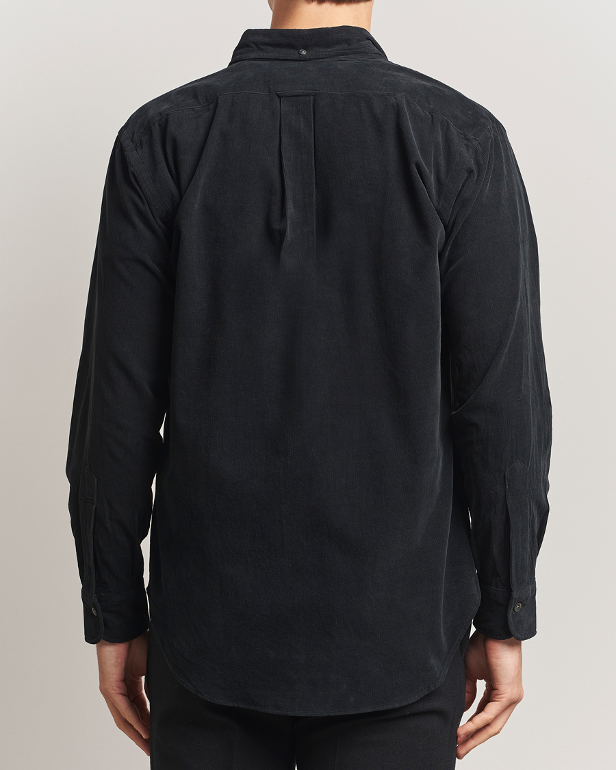 Herr | Skjortor | Kamakura Shirts | Vintage Ivy Needle Cord Shirt Black