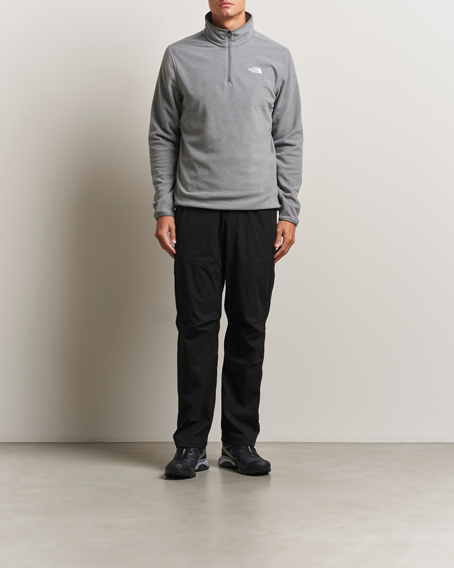 Herr | Tröjor | The North Face | Glacier Fleece 1/4 Zip Grey