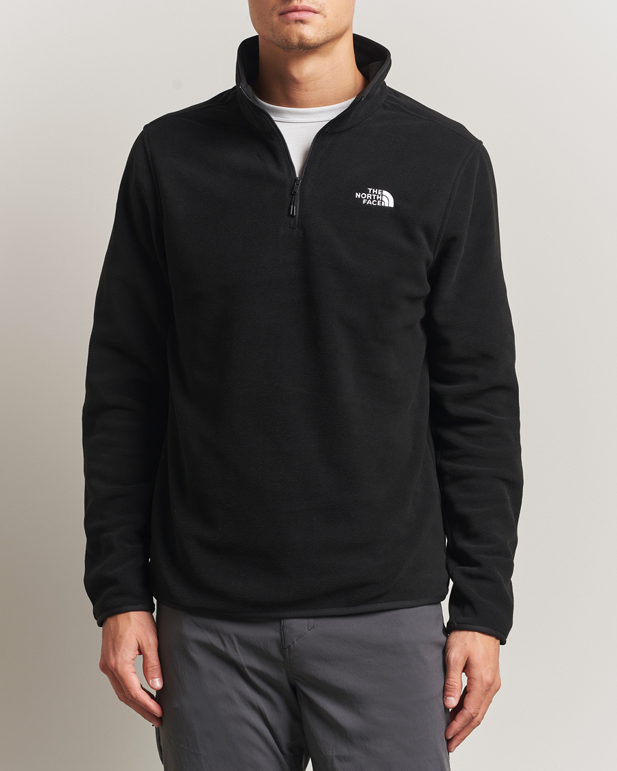 Herr | Tröjor | The North Face | Glacier Fleece 1/4 Zip Black