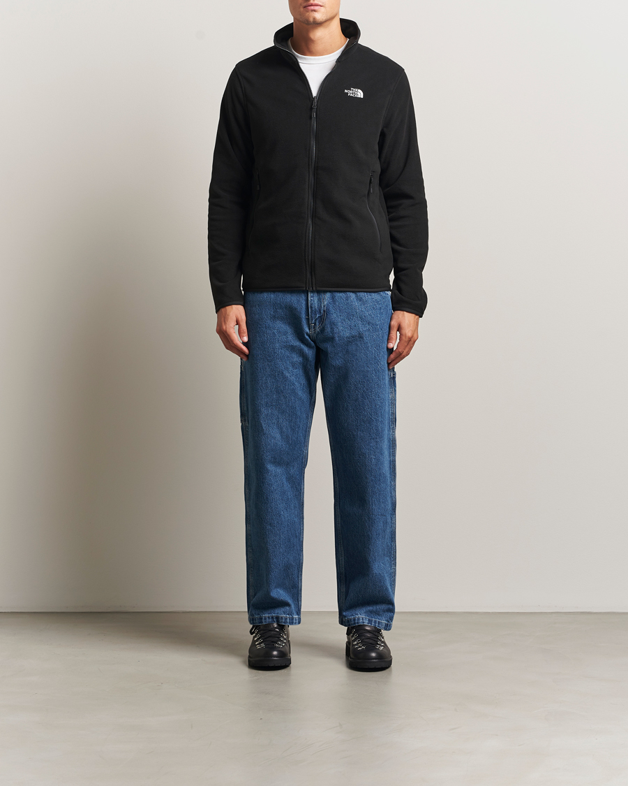 Herr | Tröjor | The North Face | Glacier Fleece Full Zip Black