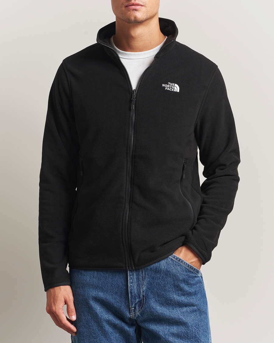Herr | Tröjor | The North Face | Glacier Fleece Full Zip Black