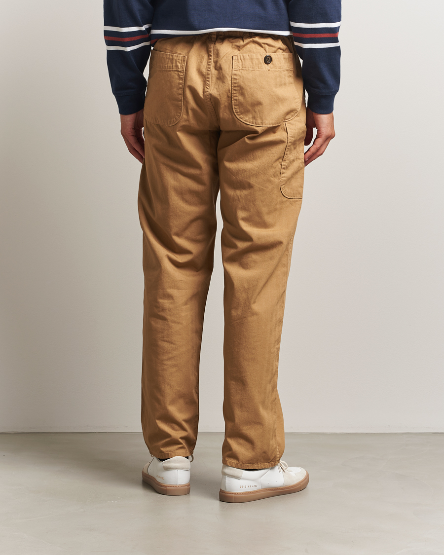 Herr | Byxor | orSlow | French Work Pants Khaki